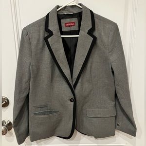 Merona Gray & Black Blazer